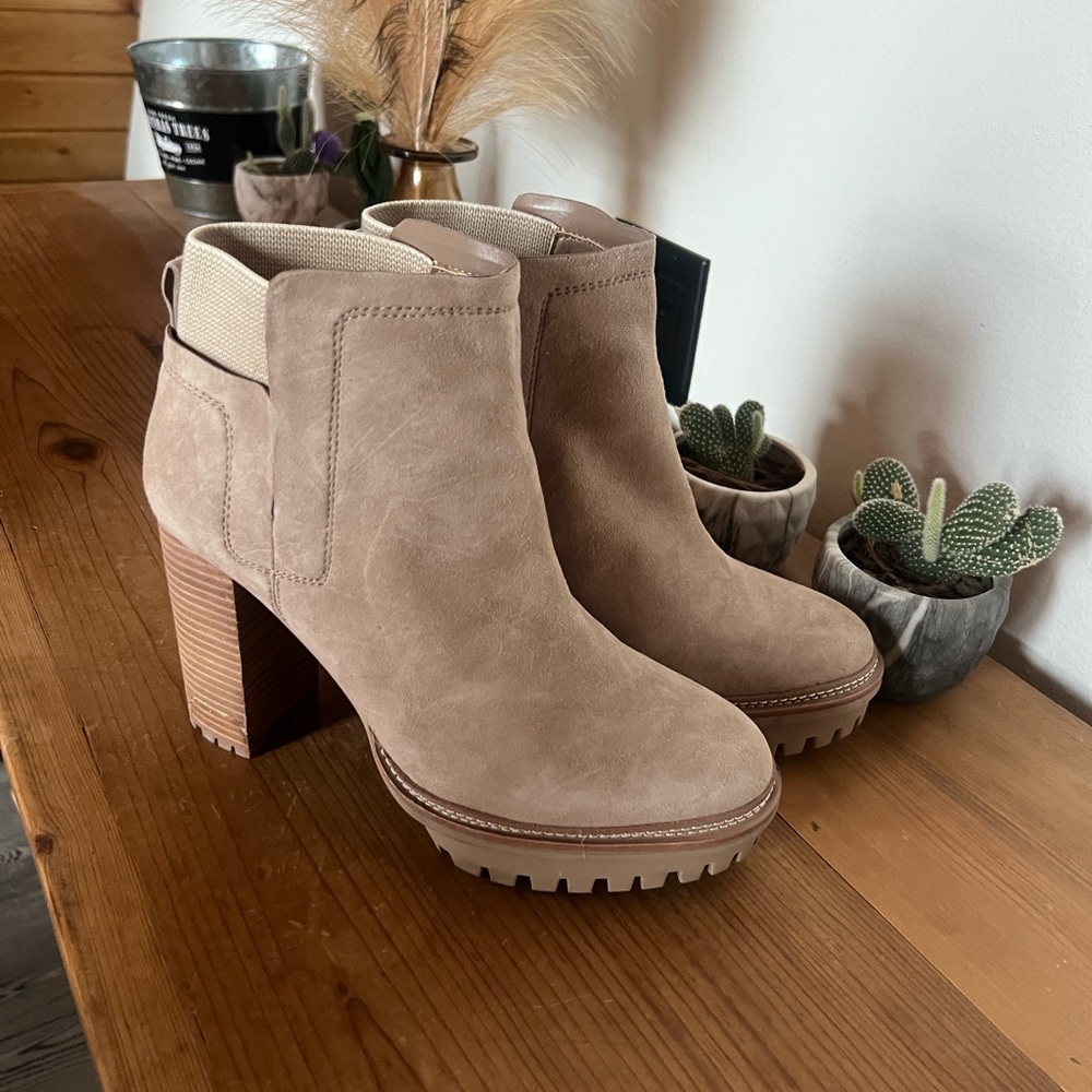 Vince Camuto suede booties